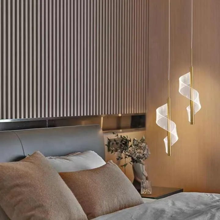 مصباح ليلي LED منخفض الطاقة حديث وبسيط للمنزل بار غرفة نوم المطبخ غرفة المعيشة أضواء معلقة الزخرفيةModern Simple Low Energy LED Night Light for Home Bar Bedroom Kitchen Living Room Decorative Pendant Lights