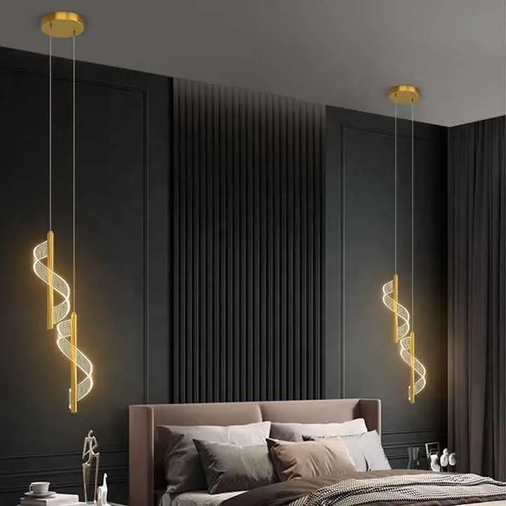 مصباح ليلي LED منخفض الطاقة حديث وبسيط للمنزل بار غرفة نوم المطبخ غرفة المعيشة أضواء معلقة الزخرفيةModern Simple Low Energy LED Night Light for Home Bar Bedroom Kitchen Living Room Decorative Pendant Lights