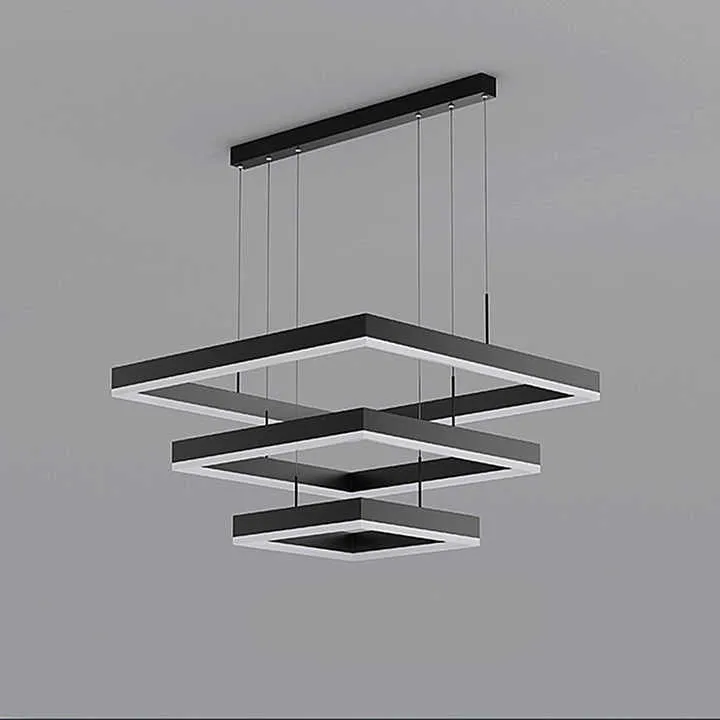 مصباح معلق حديث من الأكريليك الأسود بتصميم حديث ، مصباحModern Simple Low Energy LED Night Light for Home Bar Bedroom Kitchen Living Room Decorative Pendant Lights
