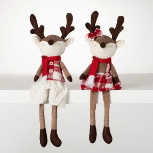 25.25" Plush Reindeer Games Figurines