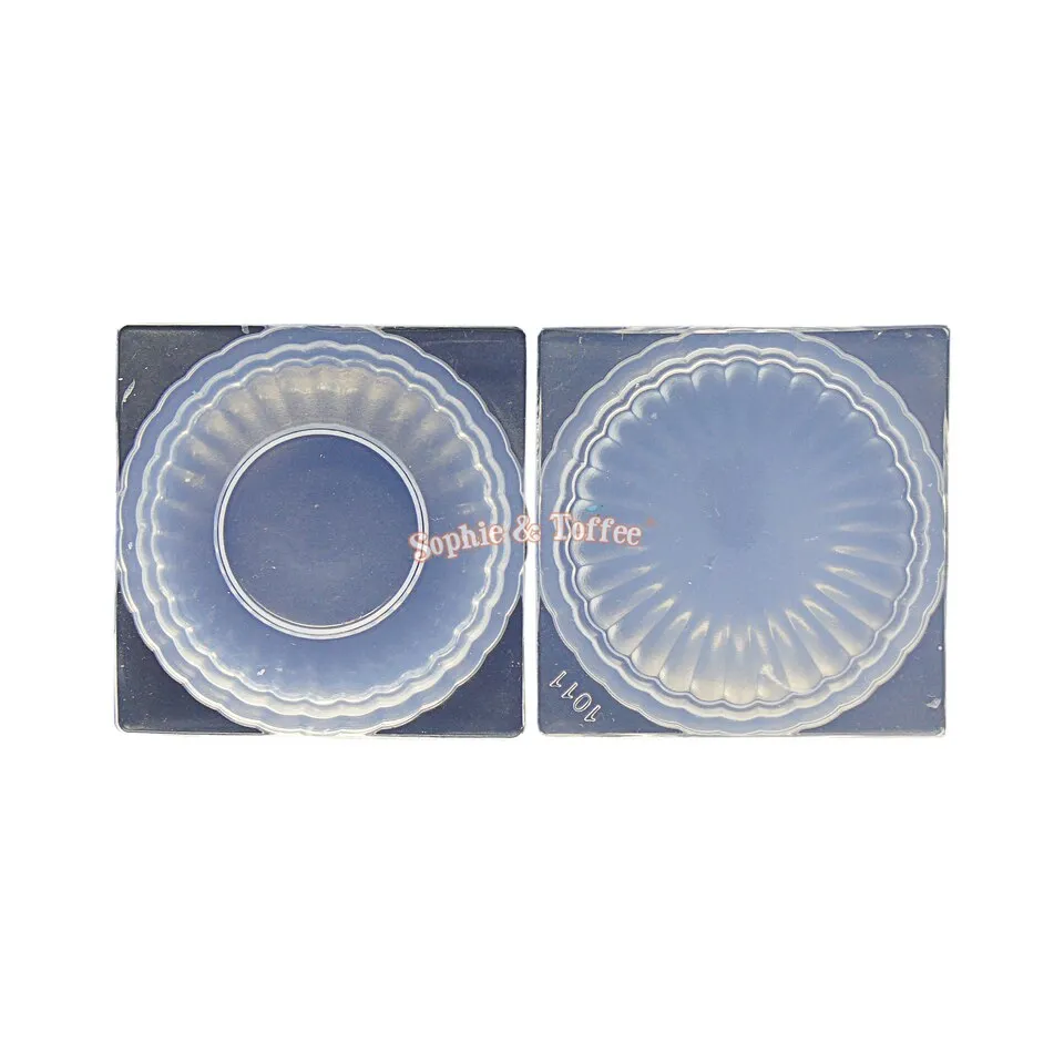 3D Round Plate Miniature Silicone Mold