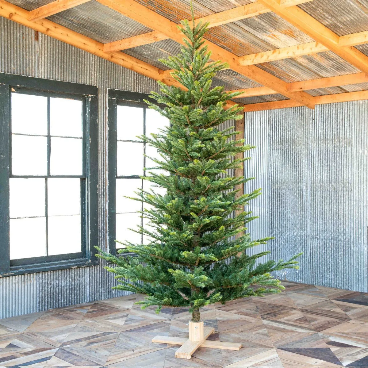 9' Great Northern Spruce Christmas Tree With Micro LED Lights
