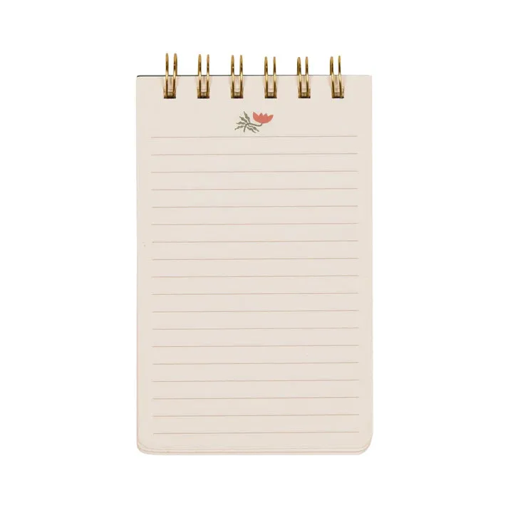 A Dopo Flower Twin Wire Notepad
