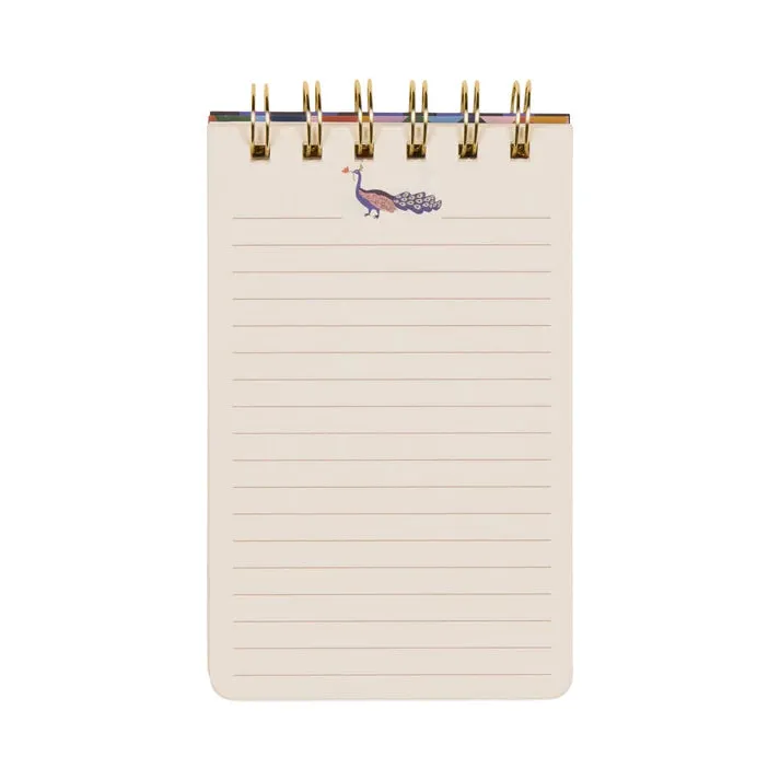 A Dopo Peacock Twin Wire Notepad