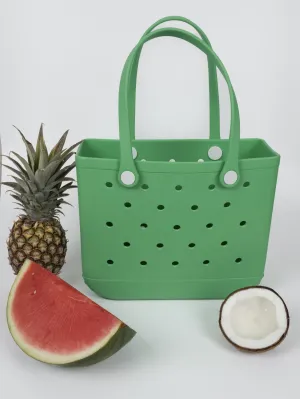 Aloha Vegan Tote Bag - Green - Medium
