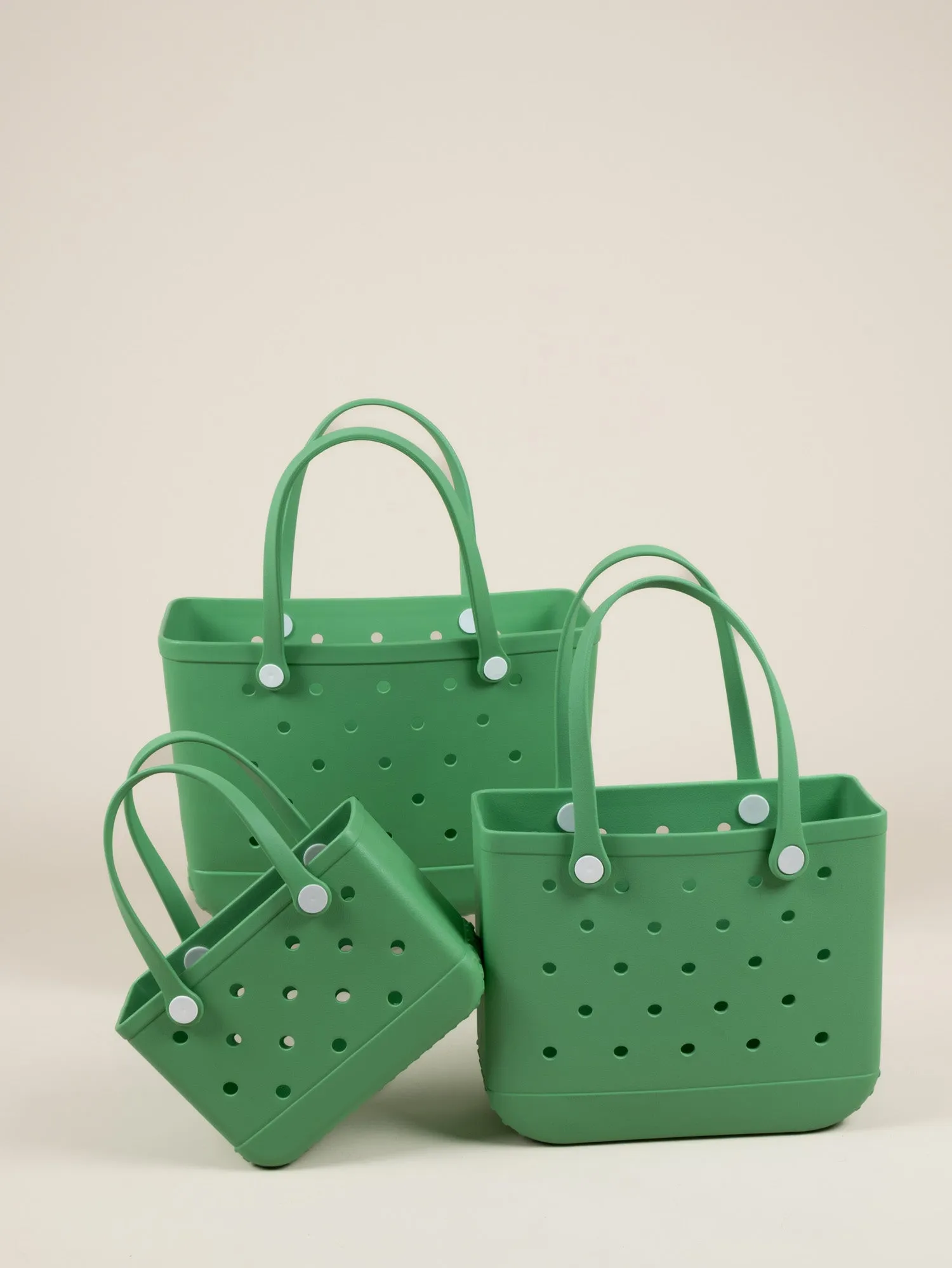 Aloha Vegan Tote Bag - Green - Medium