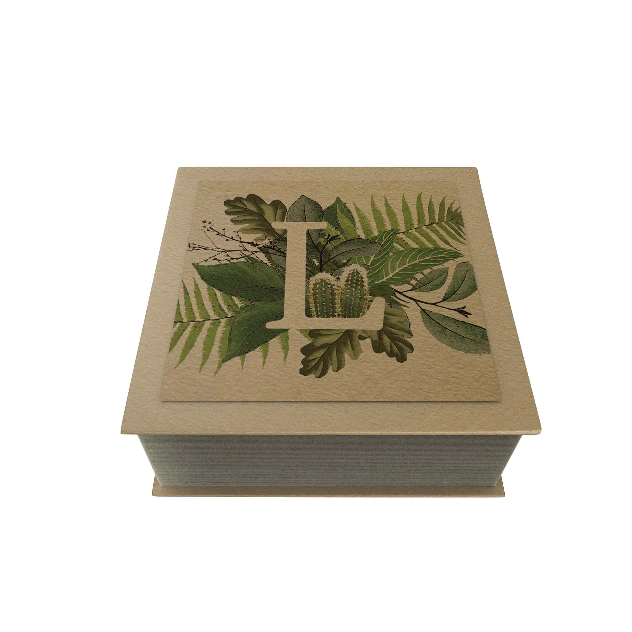Botanical Monogram Desk Pad