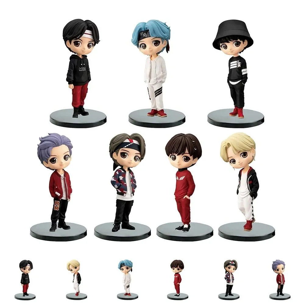 BTS | Bangtan Boys Set of 7 Big Action Figures | Kpop Figurines | 15 Cms |