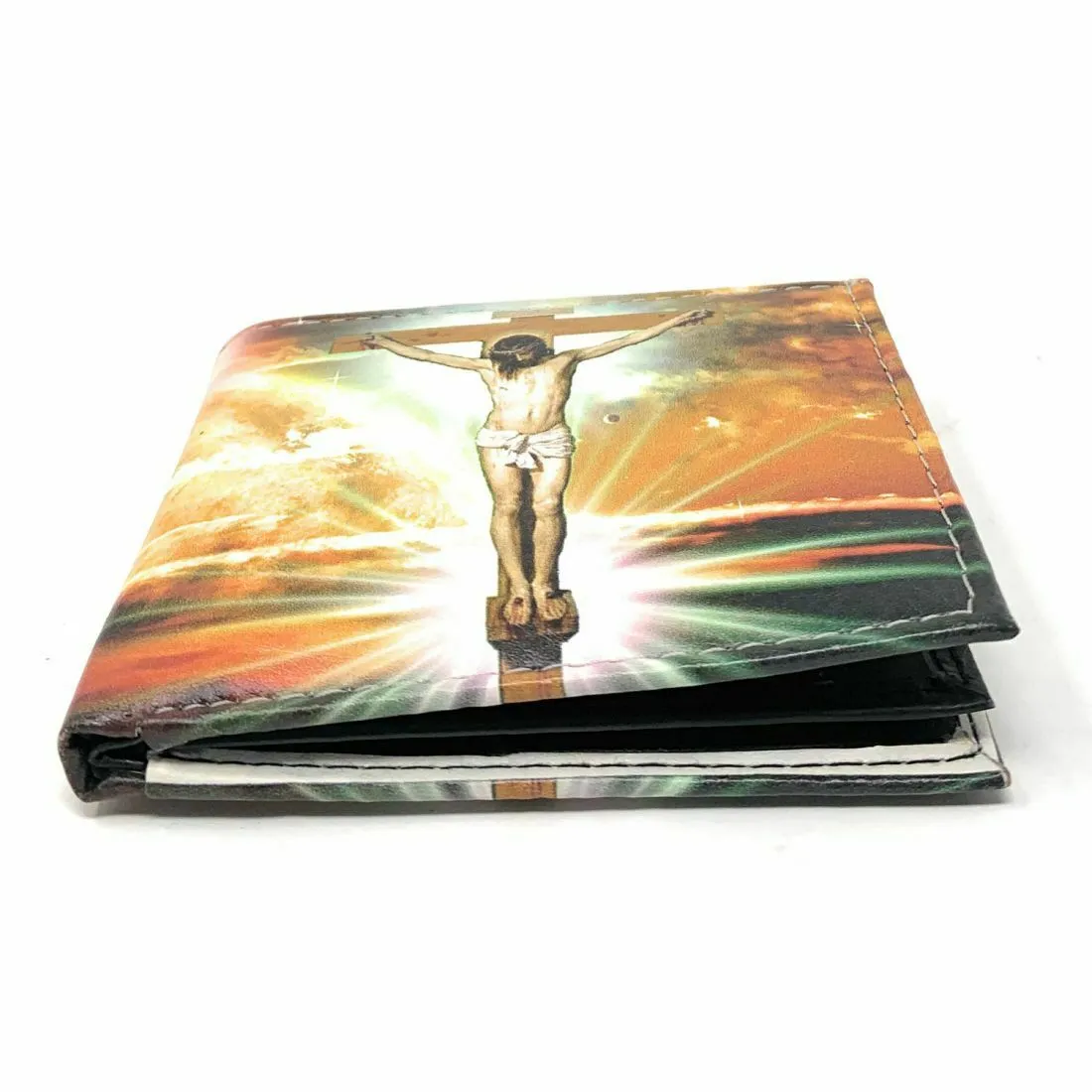 Christian Jesus Bifold Wallets In Gift Box Mens Womens Kids