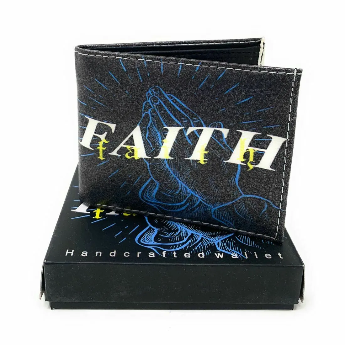 Christian Jesus Bifold Wallets In Gift Box Mens Womens Kids