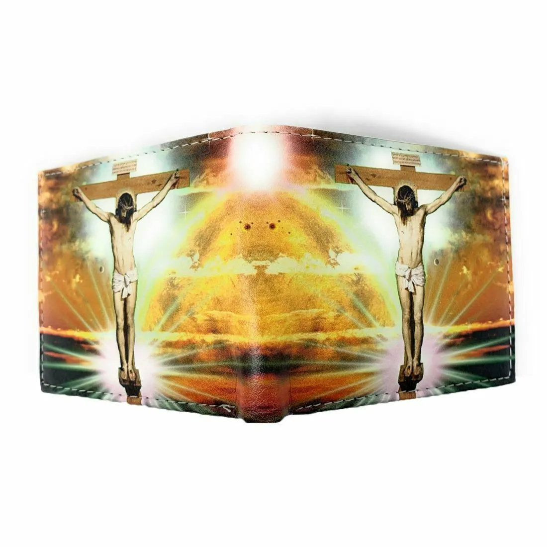 Christian Jesus Bifold Wallets In Gift Box Mens Womens Kids