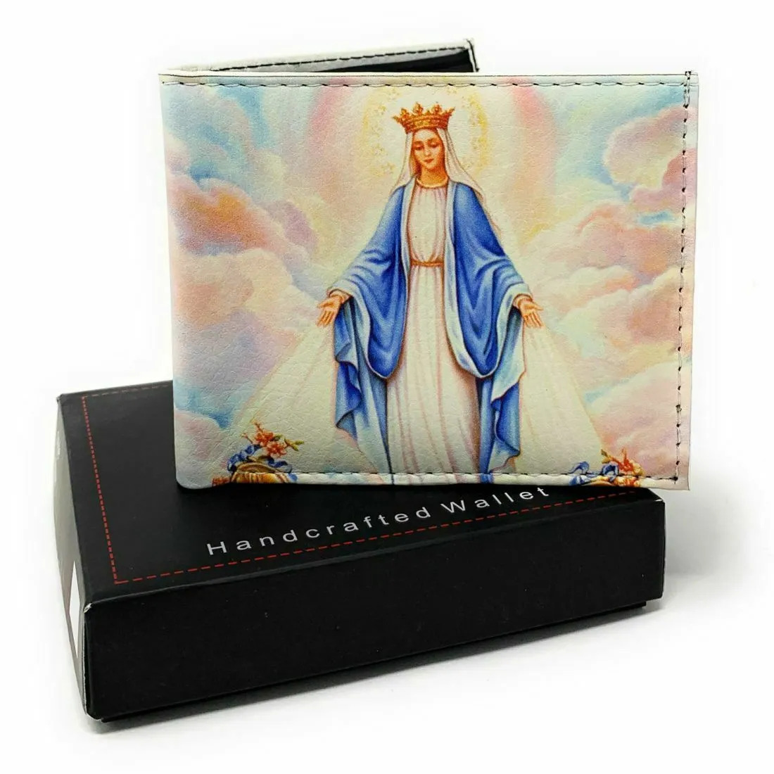 Christian Jesus Bifold Wallets In Gift Box Mens Womens Kids