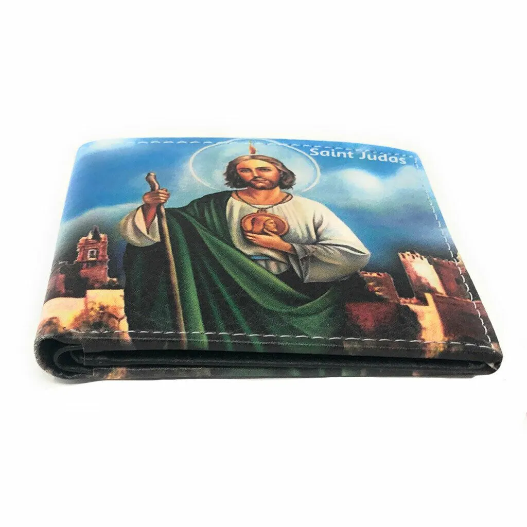 Christian Jesus Bifold Wallets In Gift Box Mens Womens Kids