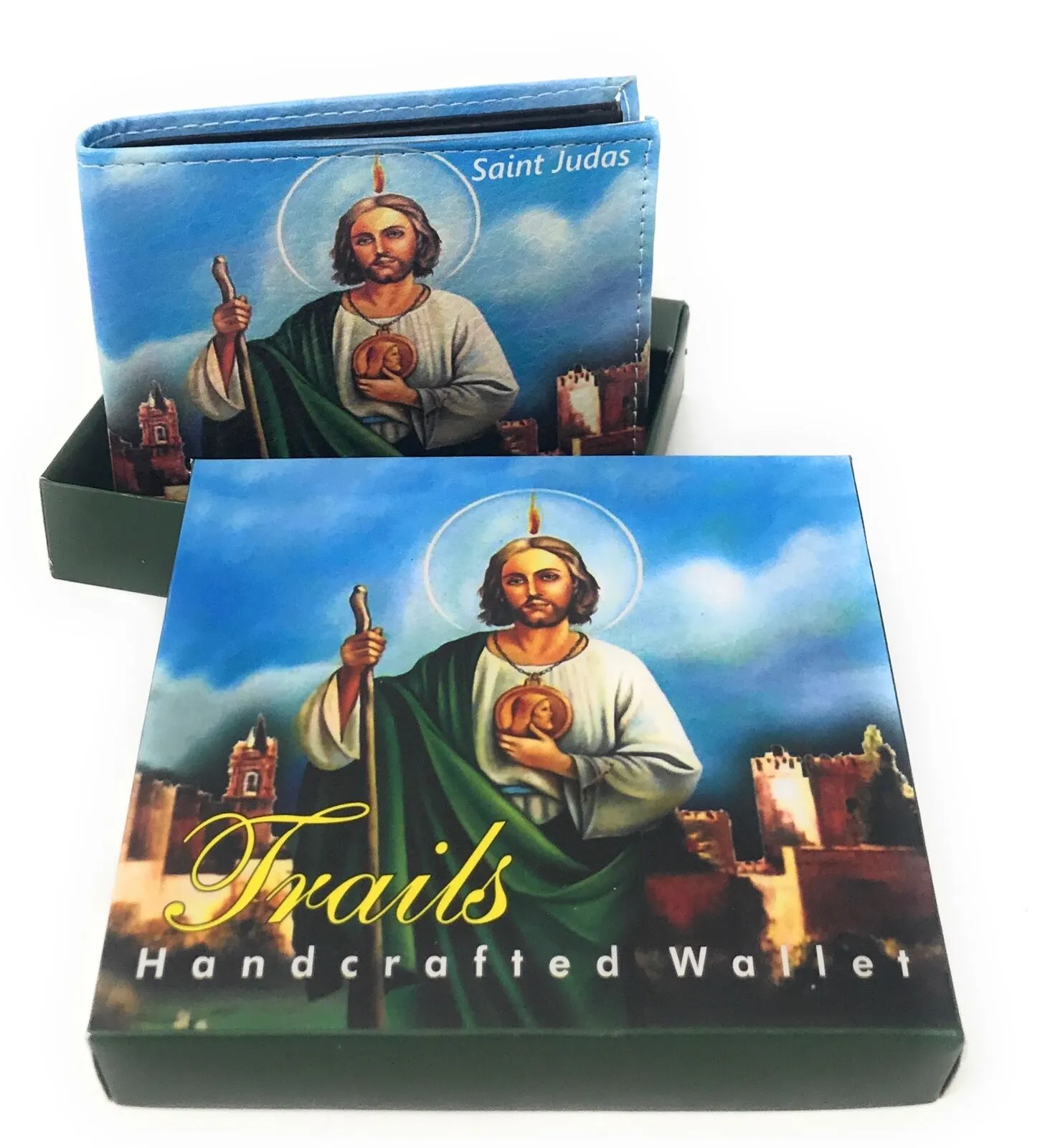 Christian Jesus Bifold Wallets In Gift Box Mens Womens Kids