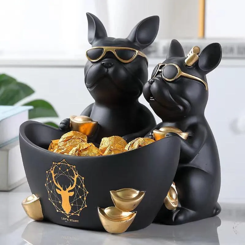 Duo Dog Figurine Holder
