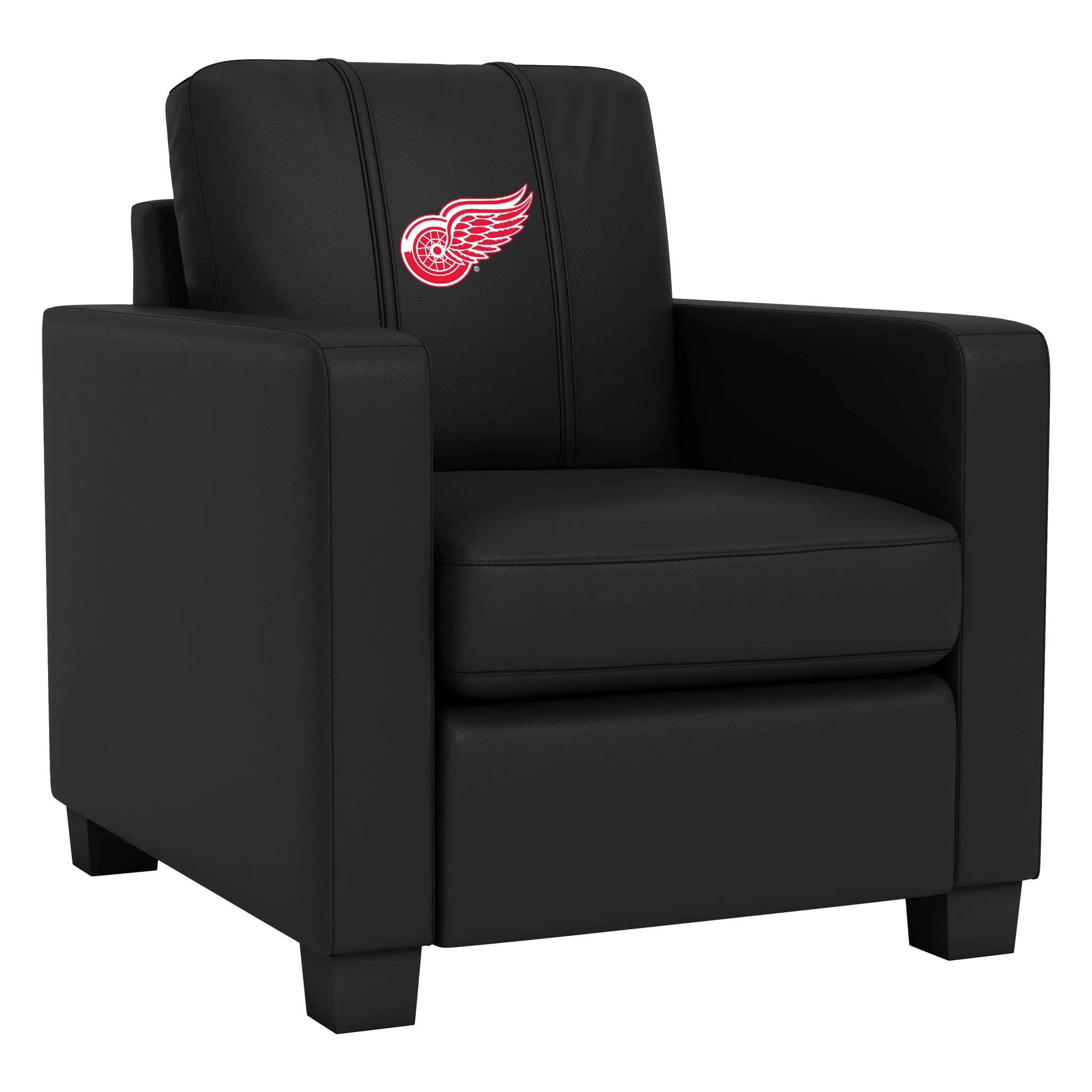 Dyno Stationary Club Chair with Detroit Red Wings Logo