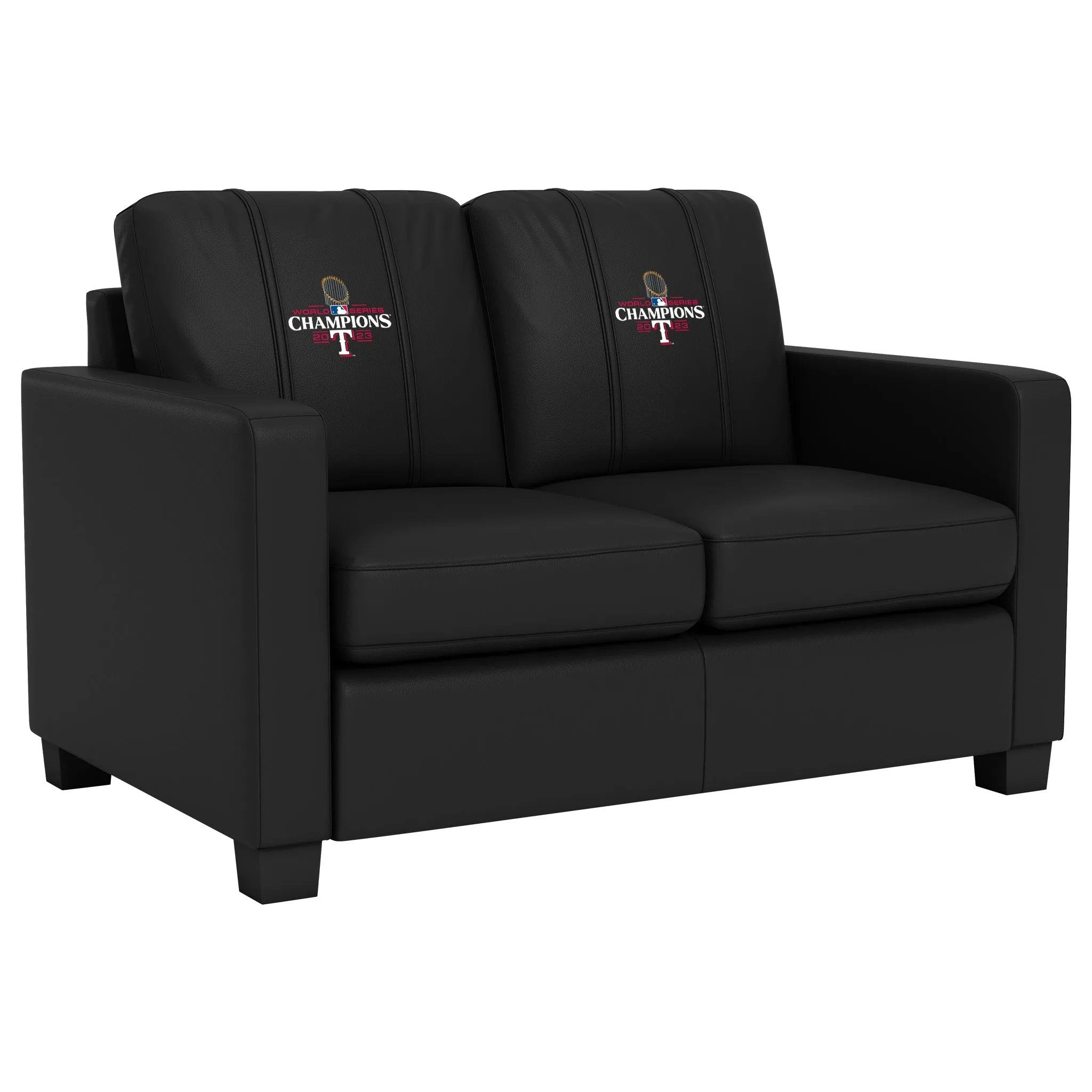 Dyno Stationary Loveseat with Texas Rangers 2023 Champions Logo