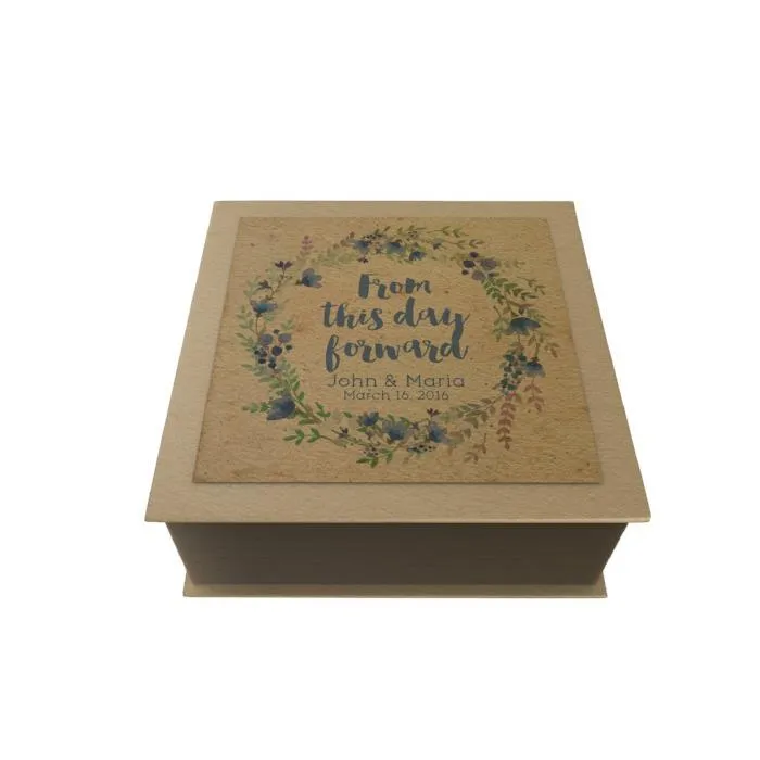 From This Day Personalized Desk Pad: Wreath