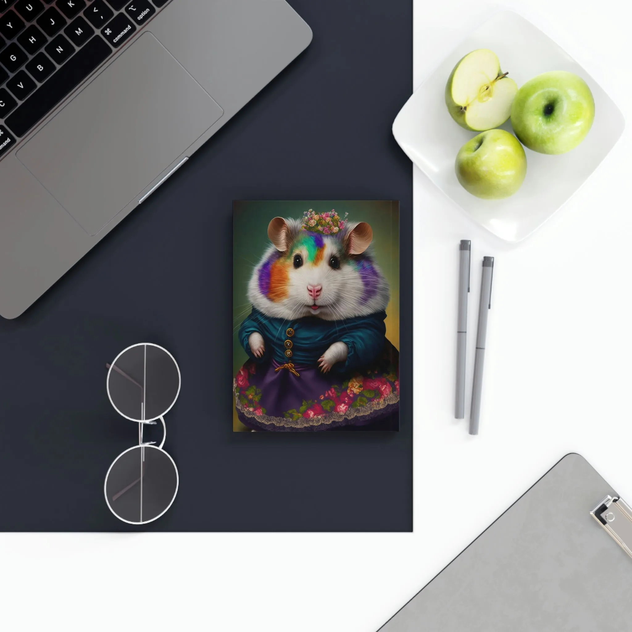 Hamster "Ready for the Evening" Hard Backed Journal