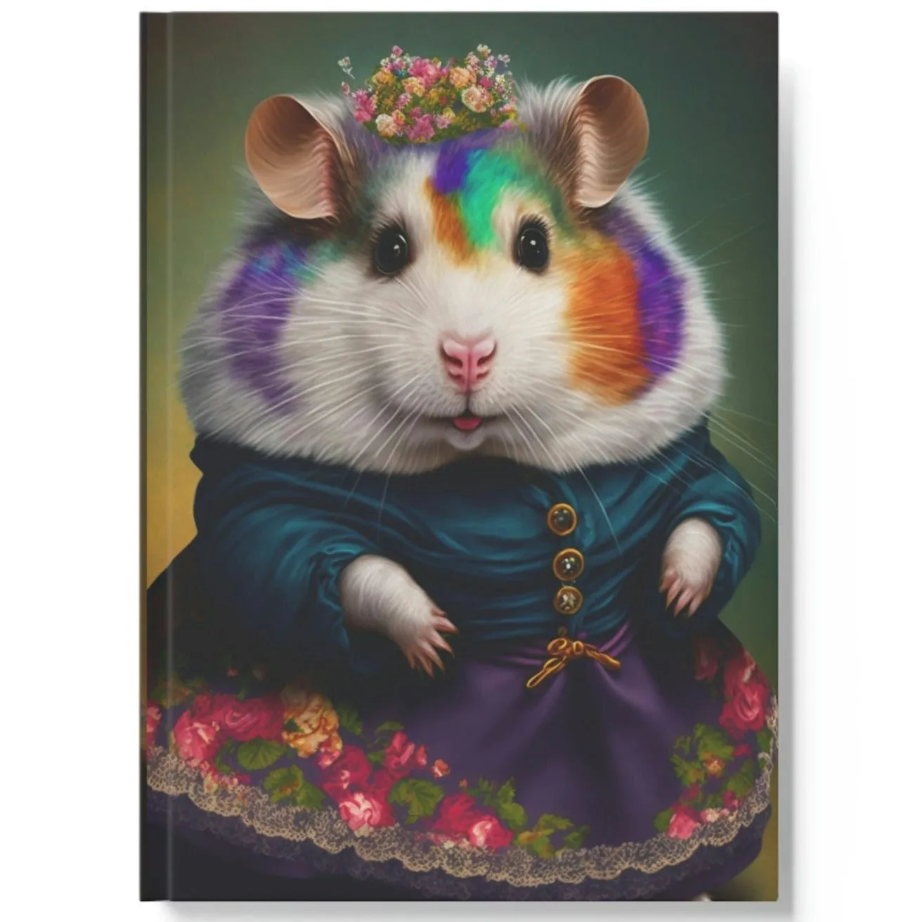 Hamster "Ready for the Evening" Hard Backed Journal