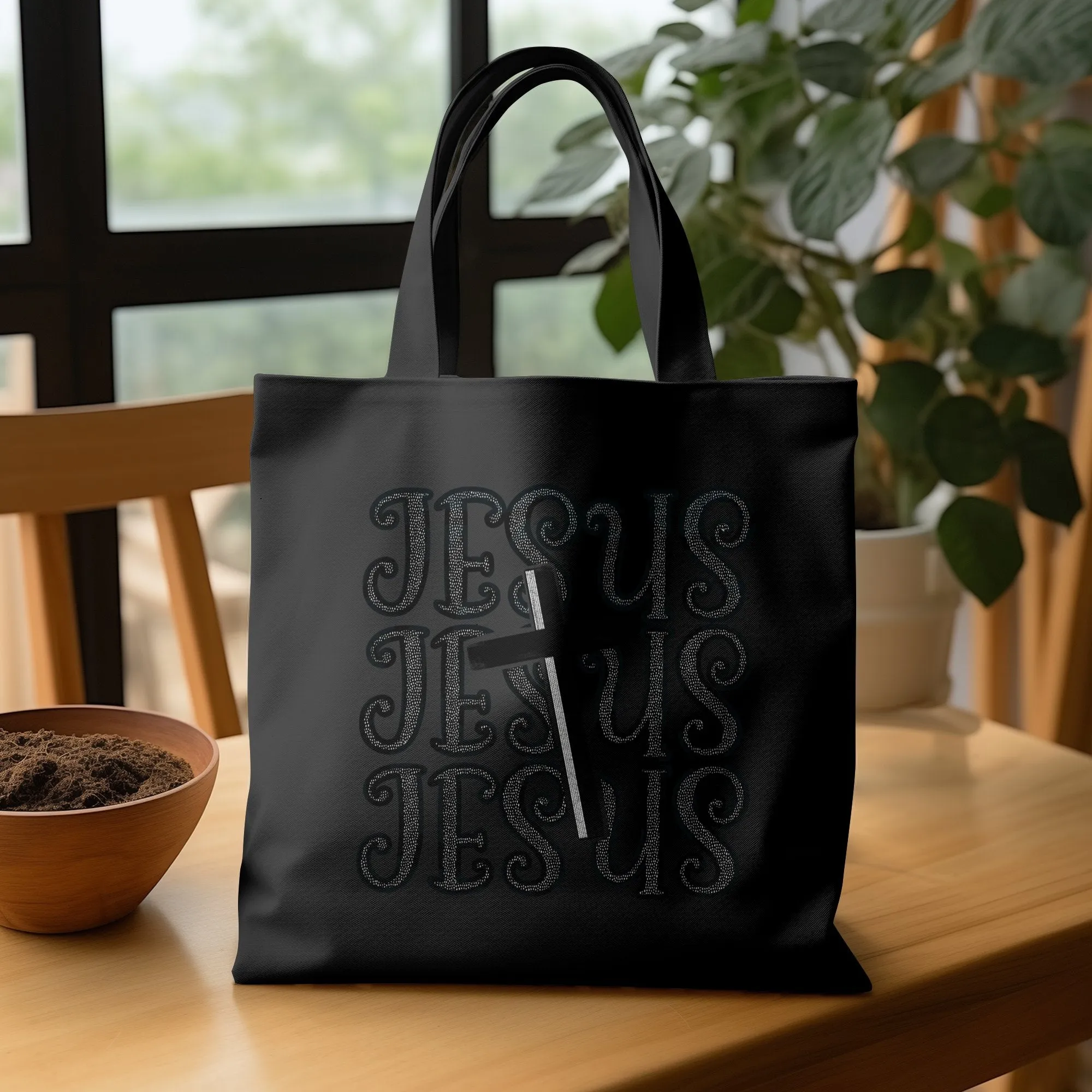 Jesus Design with Cross on a Background Digital product