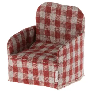 Maileg Toys Mouse Living Miniature Chair Red