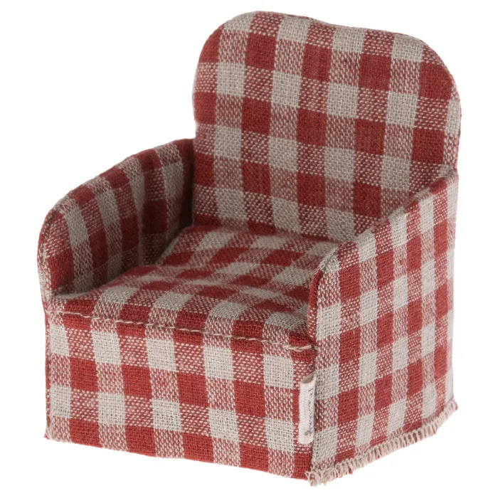 Maileg Toys Mouse Living Miniature Chair Red