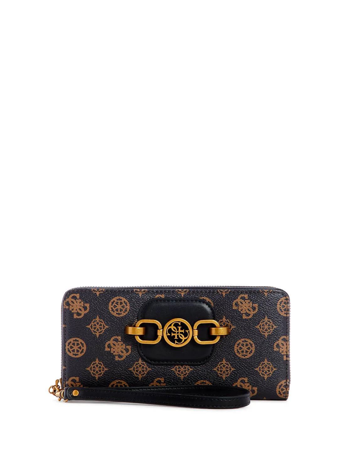 Mocha Brown Hensely Logo Large Wallet
