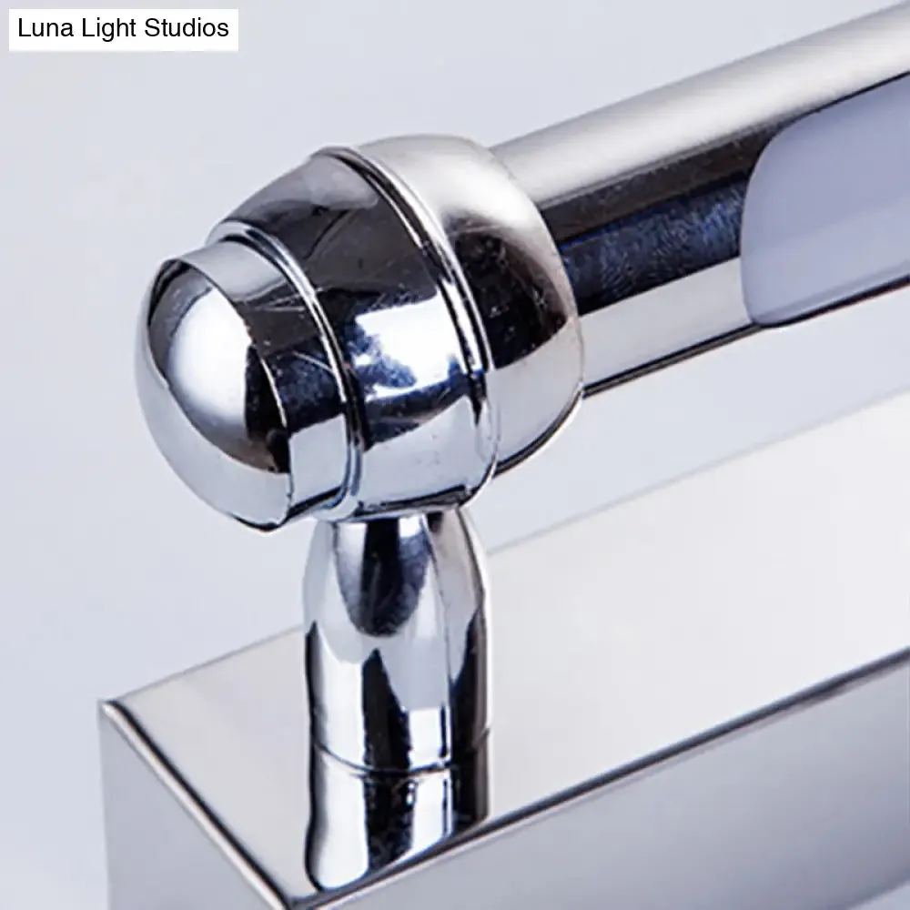 Modern LED Indoor Vanity Lamp - Stainless Steel, Chrome Finish