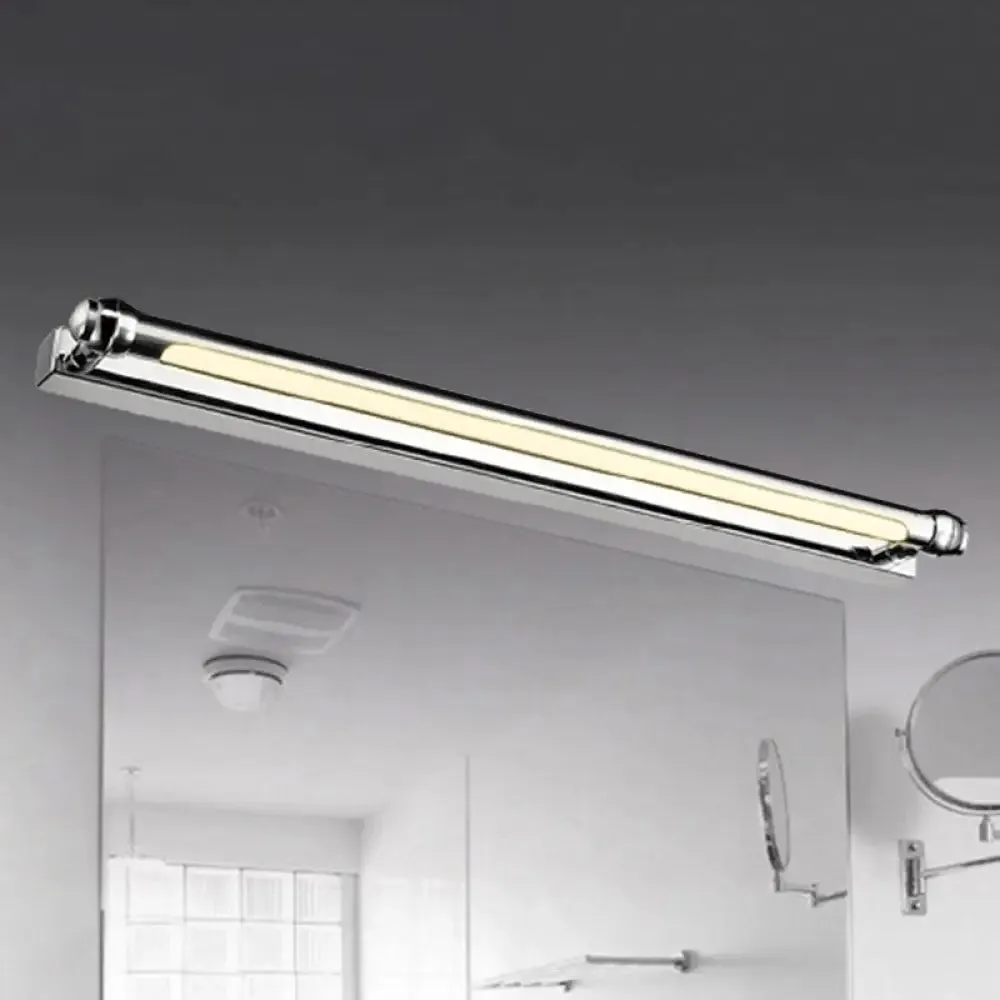 Modern LED Indoor Vanity Lamp - Stainless Steel, Chrome Finish