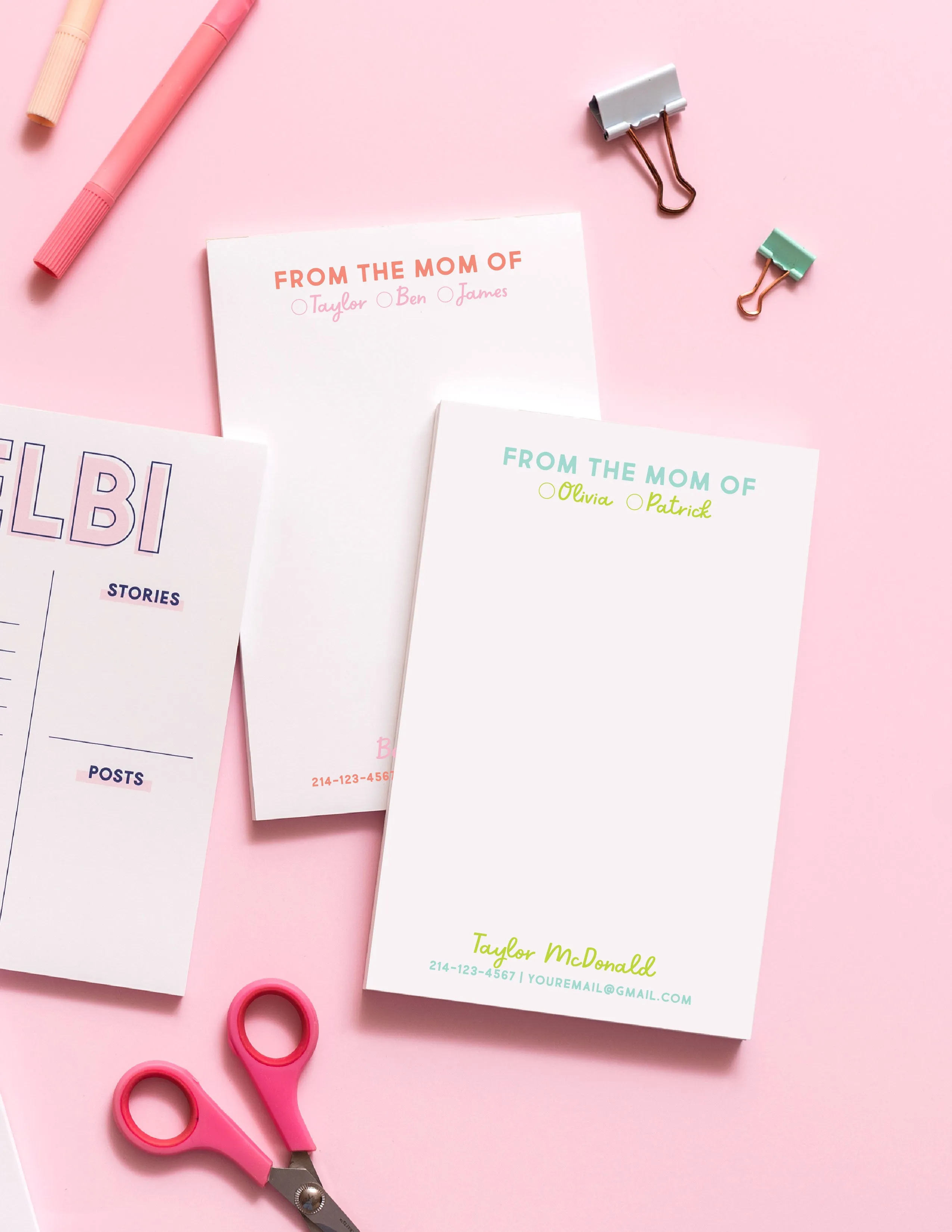 Mom Personalized Notepad