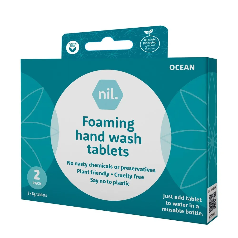 Nil Foaming Hand Wash Tablets 2 Pack