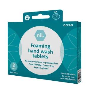 Nil Foaming Hand Wash Tablets 2 Pack