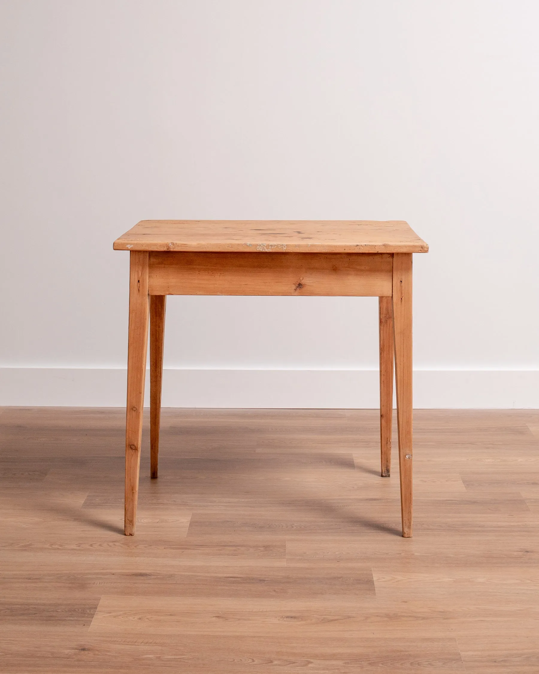 Petite Vintage French Pine Table