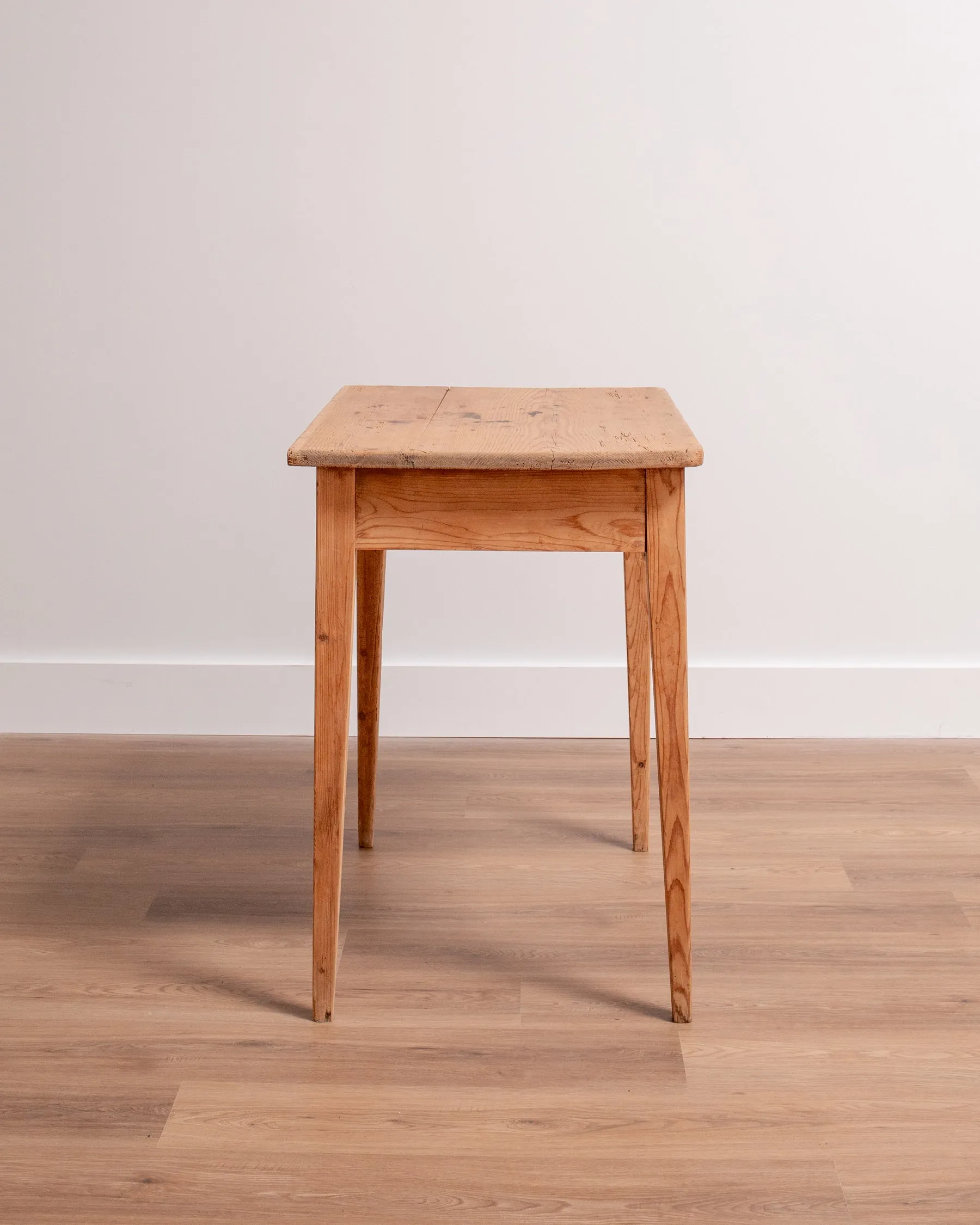 Petite Vintage French Pine Table