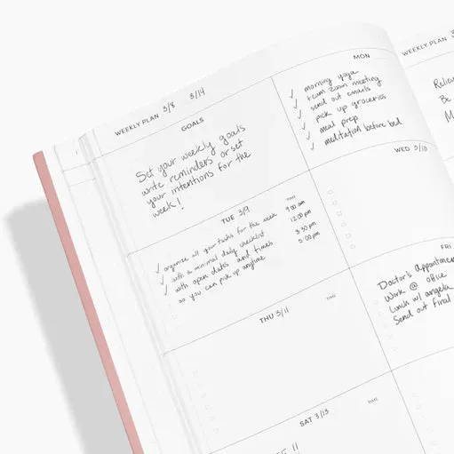 Project Planner (Maroon)
