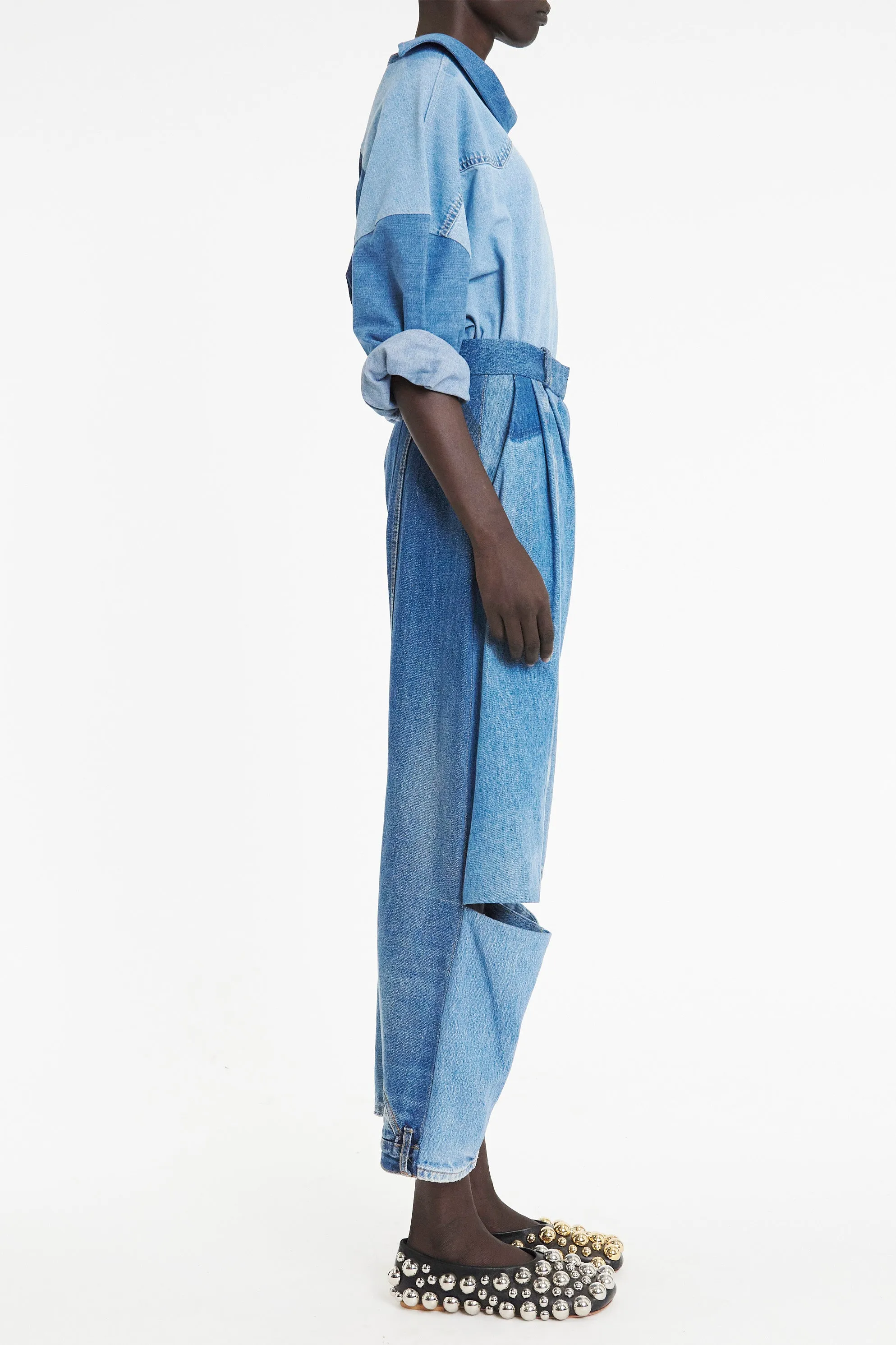 Upcycled Denim Jeans Blue