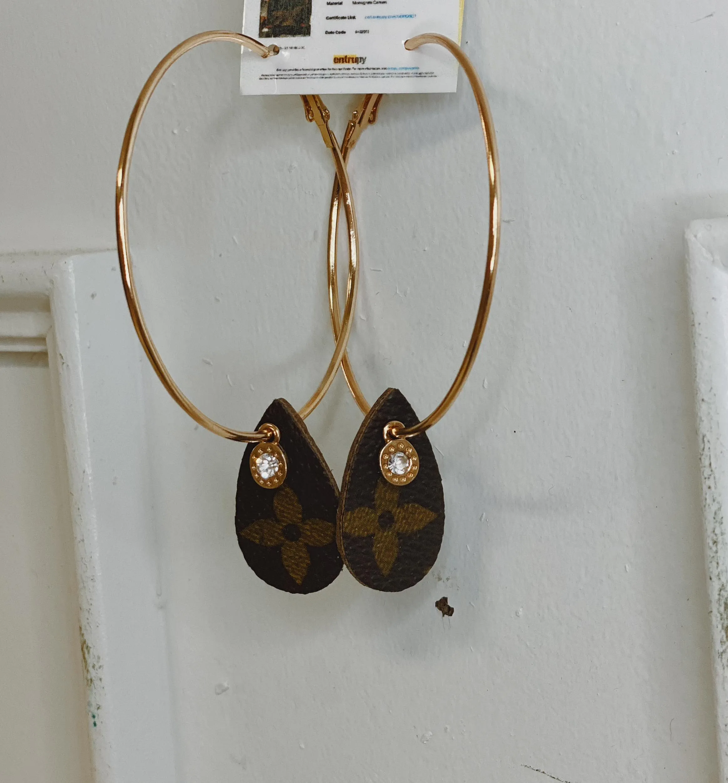 Upcycled Large Hoops (2 Color Options)
