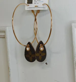 Upcycled Large Hoops (2 Color Options)