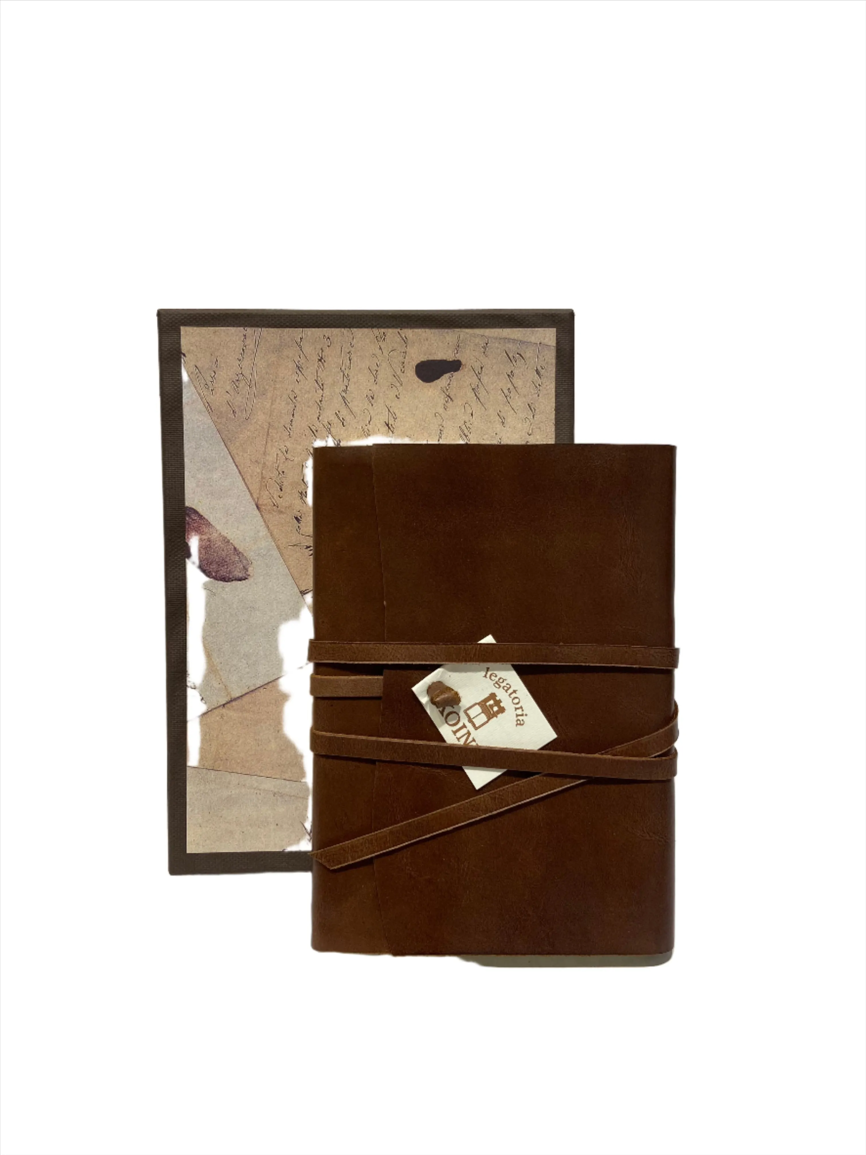 Wrap Leather Journal Medioevalis Brown Medium
